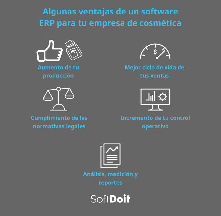 Beneficios erp cosmetica