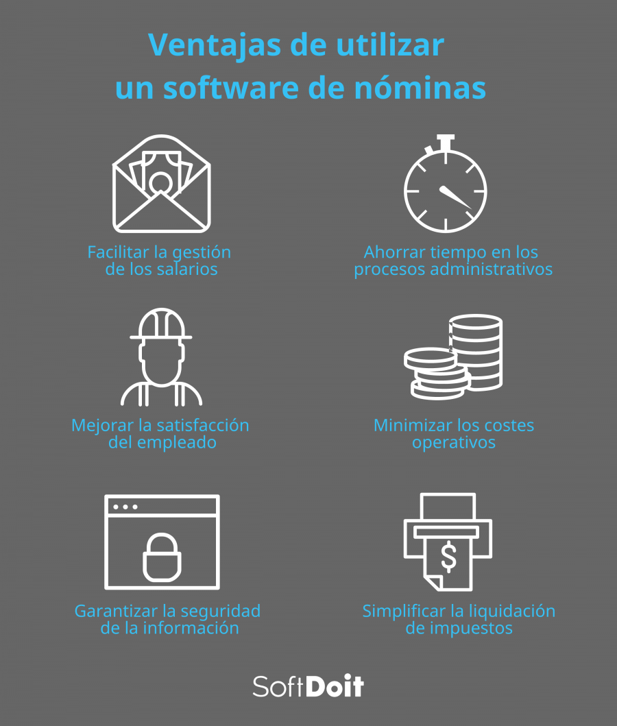 Principales beneficios de utilizar un software de nóminas
