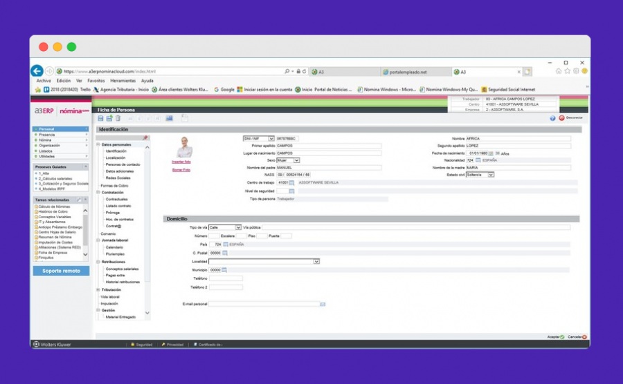 Wolters Kluwer: a3innuva software nóminas