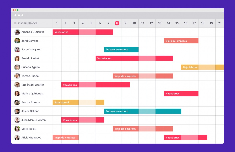 Factorial: software gestión de vacaciones