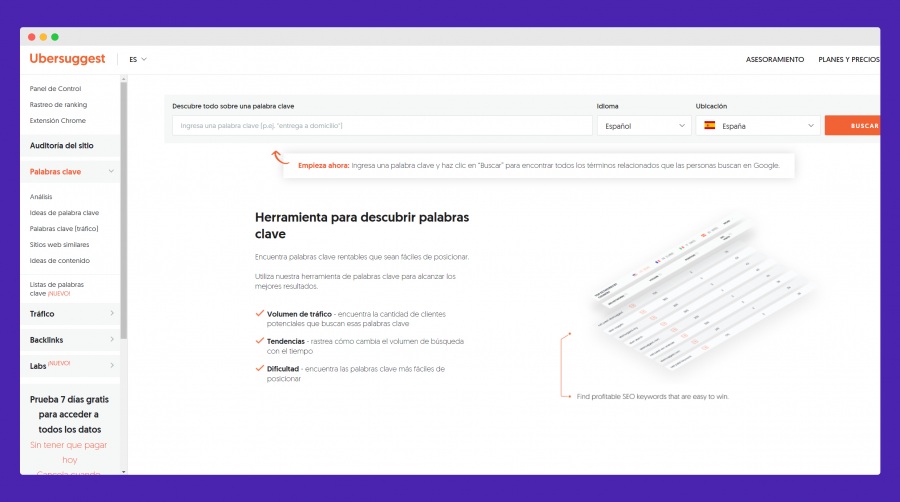 Ubersuggest