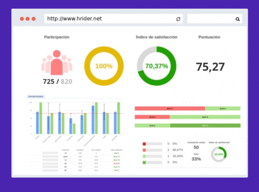 HRider: programa para la evaluación del desempeño