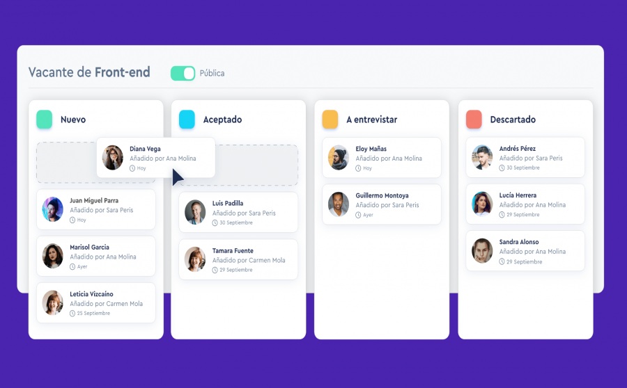 Sesame HR: software de reclutamiento