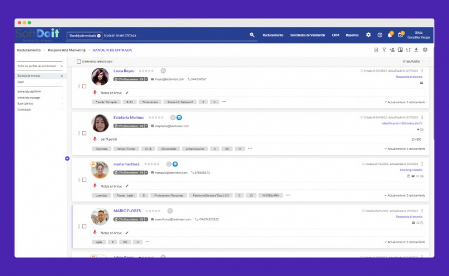 Beetween: software de reclutamiento