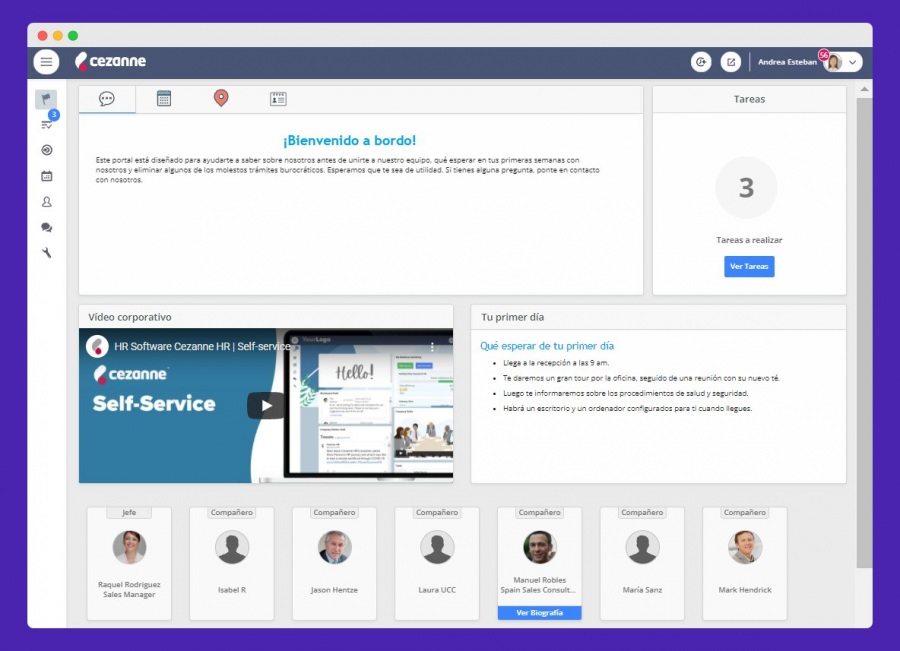 Cezanne HR: software de onboarding