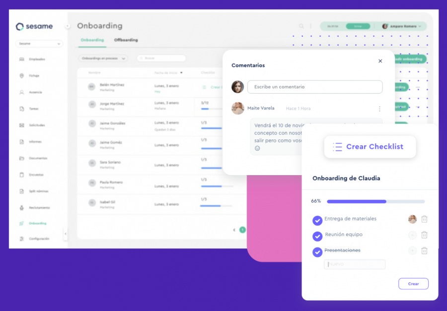 Sesame HR: optimiza el proceso de onboarding