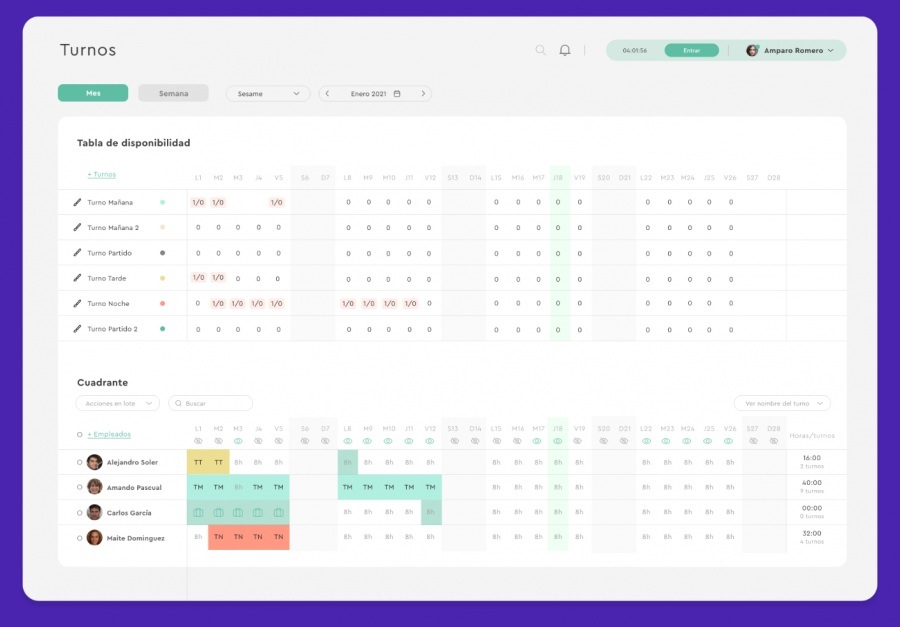 Sesame: Control Horario de Trabajadores