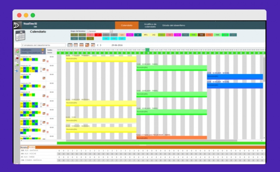 Robotics Visual Time One: Control Horario de Trabajadores