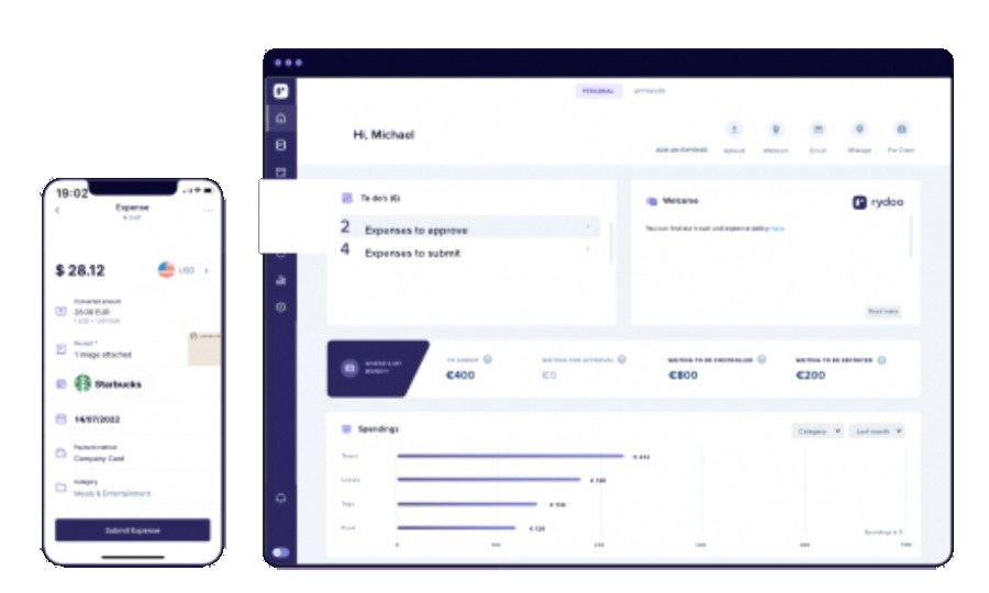 Rydoo: control gastos empresa