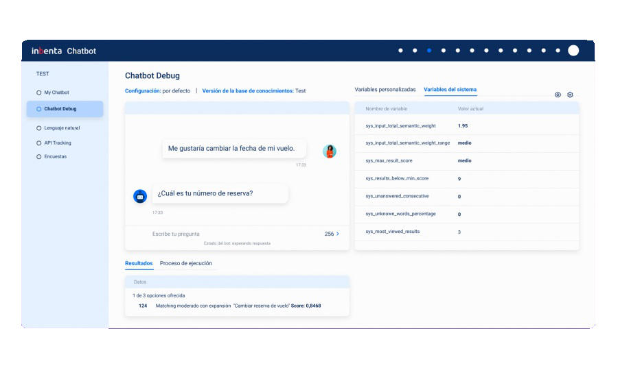 Inbenta: chatbot online