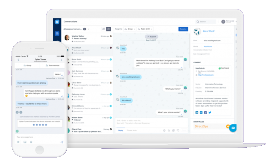 Freshchat: bot online - chatbot para atencion al cliente
