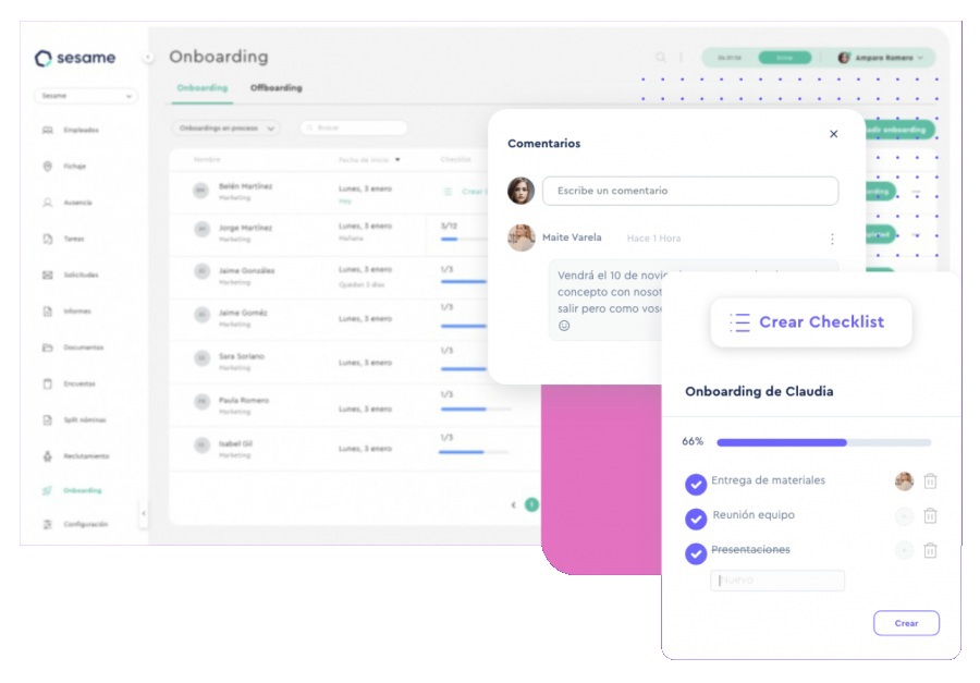 Sesame HR: optimiza el proceso de onboarding