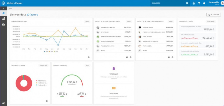 a3factura - Wolters Kluwer: programa de facturacion online