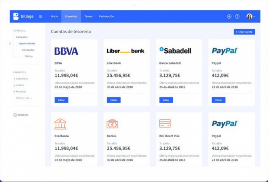 Billage: programa de facturación