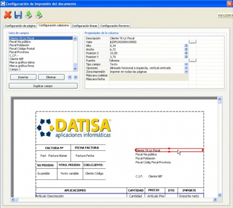Datisa 64: software de facturación para pymes