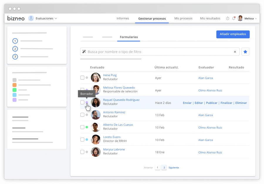 Bizneo HR: software de evaluación del desempeño