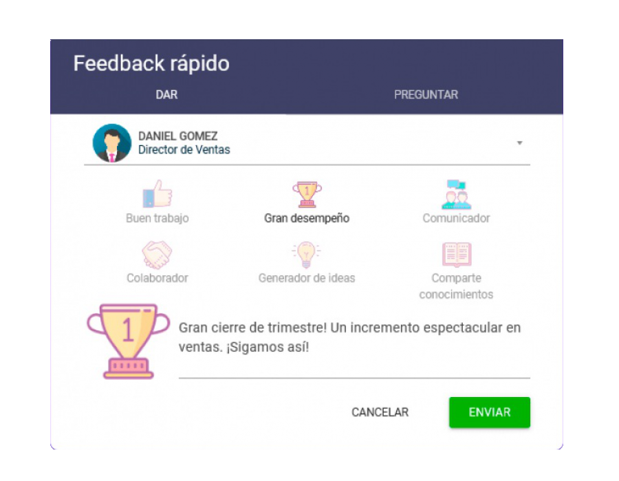 Sage: gestión del rendimiento y evaluación del desempeño