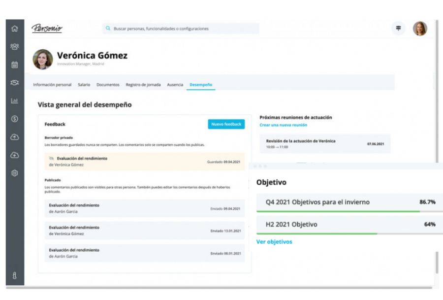 Personio: software de evaluación del desempeño