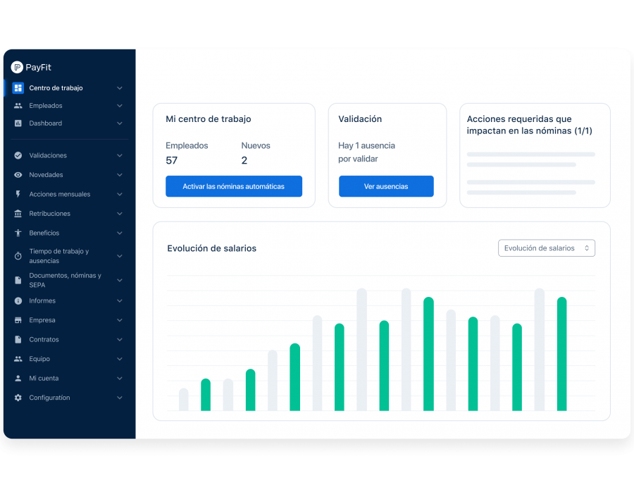Programa de gestión de nóminas PayFit