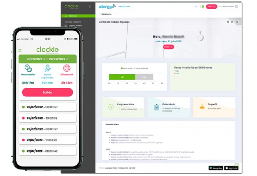 software control horas Clockio