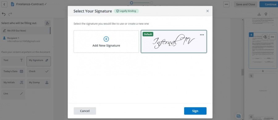 Software firma digital Sign Now