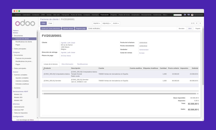 Odoo: Open ERP