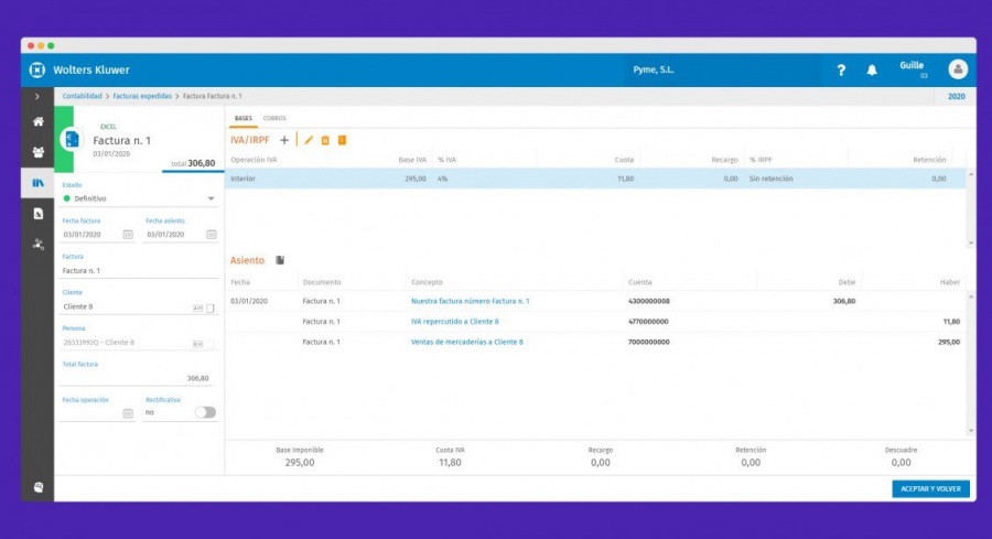 Wolters Kluwer: a3ERP, programa de contabilidad en la nube