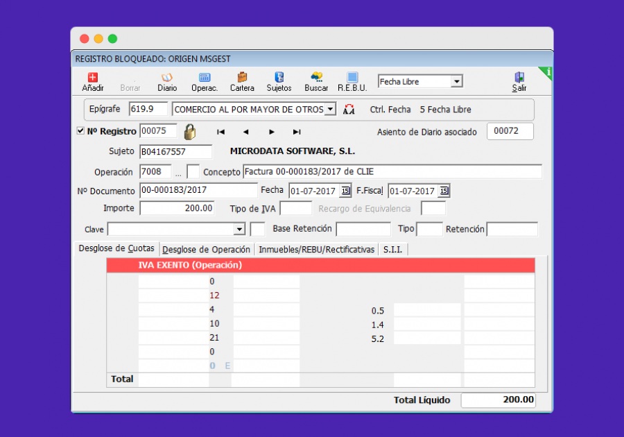 Microdata Contabilidad
