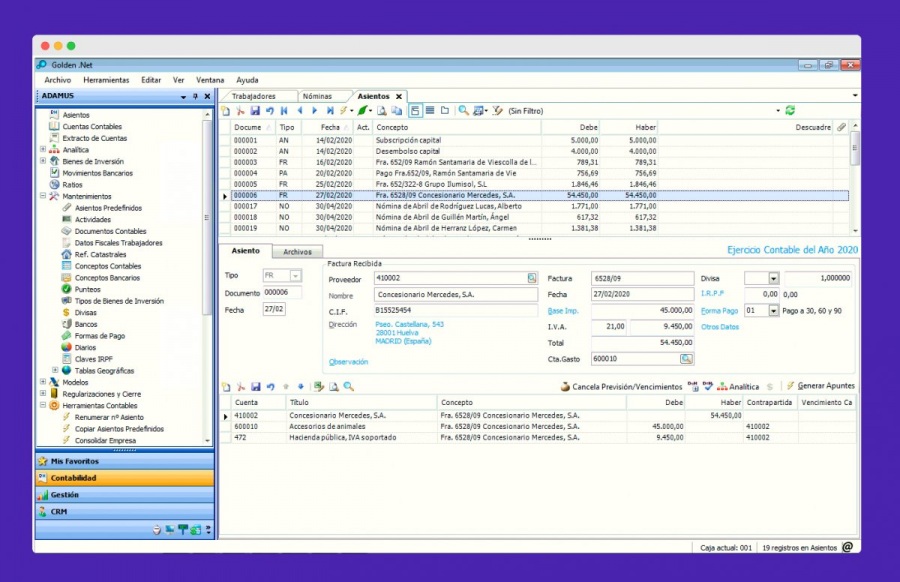 Golden Soft programa de contabilidad