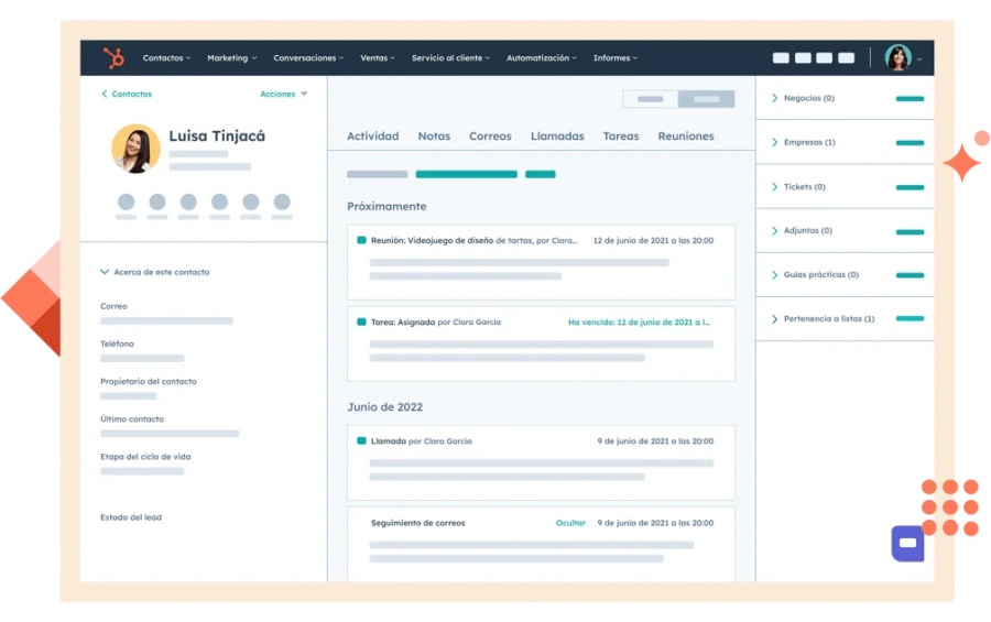 Alternativas a Salesforce: Hubspot