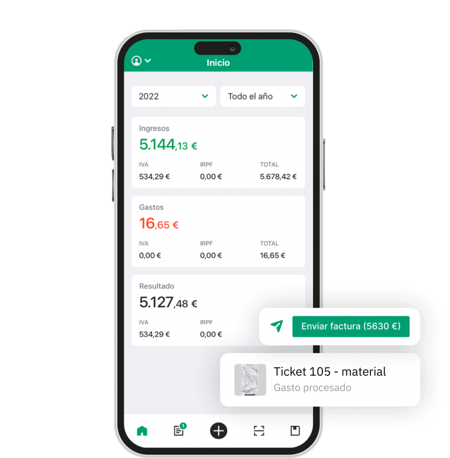 app para hacer facturas Quipu