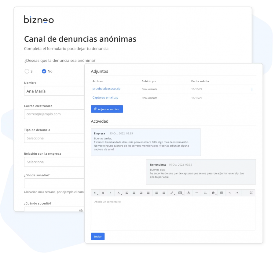Bizneo HR: software de canal de denuncias para empresas