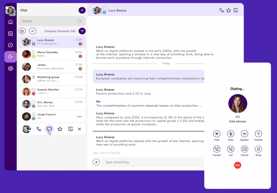 Enreach: Central-SIM, centralita virtual voip