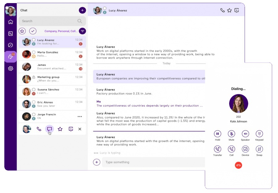 Enreach: Central-SIM, centralita virtual voip