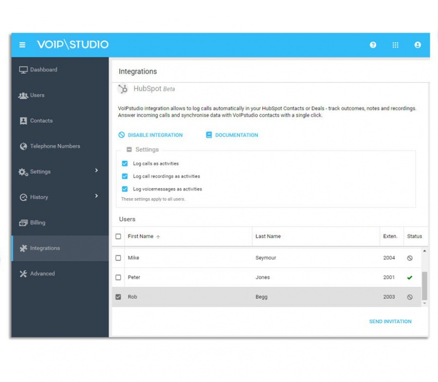 Centralita virtual VoIPstudio