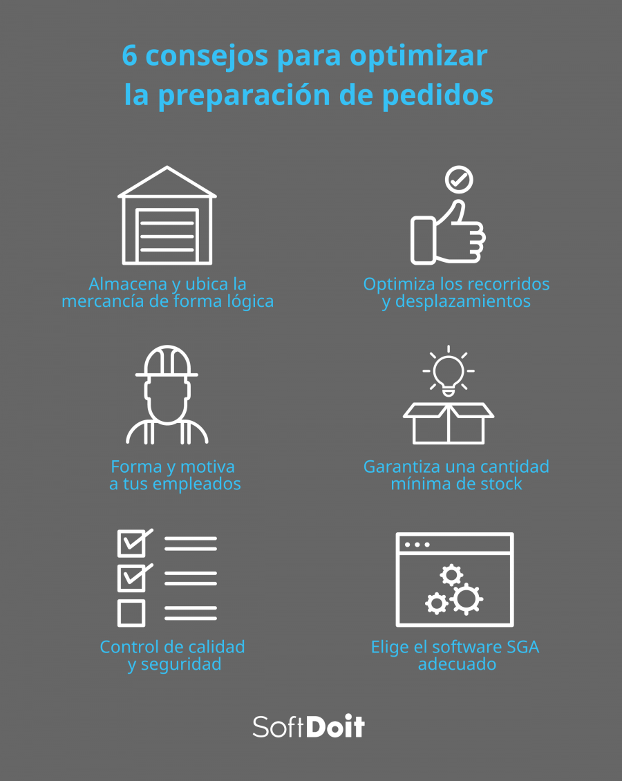 Cómo optimizar la preparación de pedidos