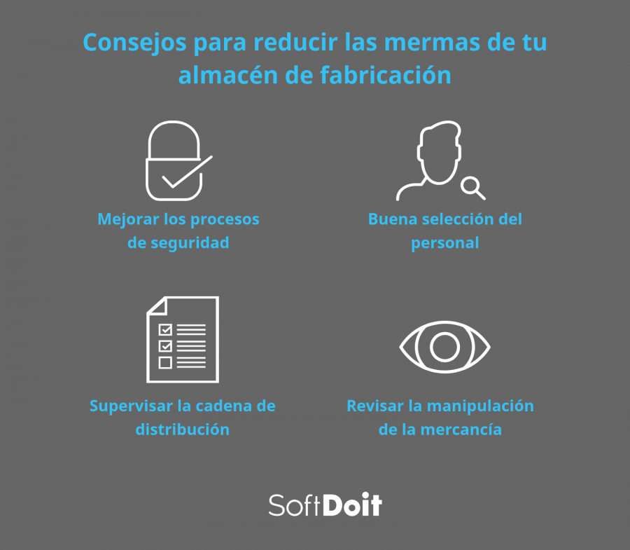 consejos para el control de mermas de un almacen de fabricacion