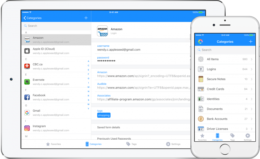 Nivel de seguridad: la secret key de 1Password