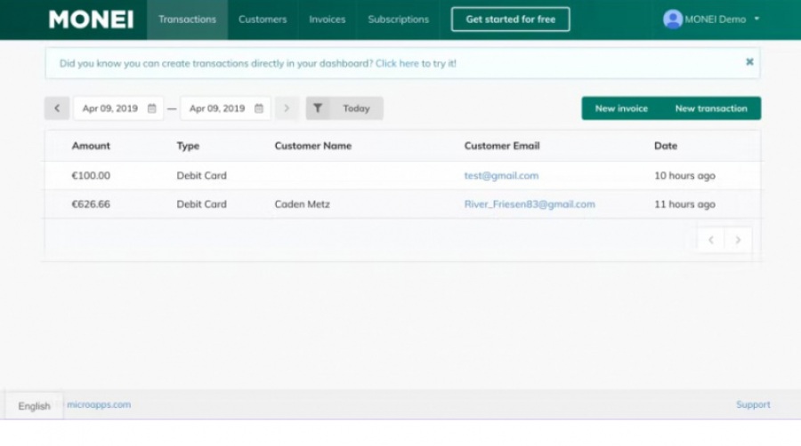 Alternativa a PayPal 3: Monei