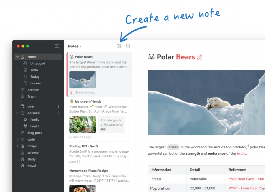 Alternativa a Notion Bear
