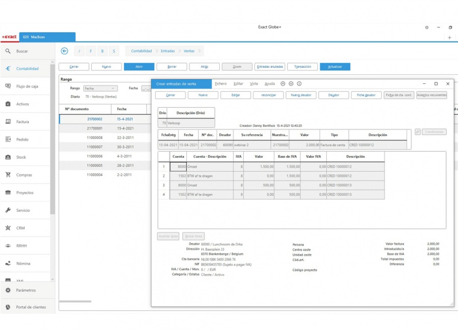 Alternativa a SAP 3: Exact
