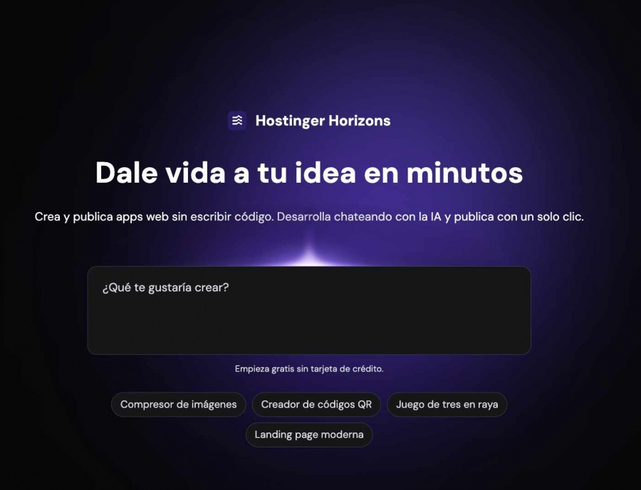 IA para crear contenido Hostinger