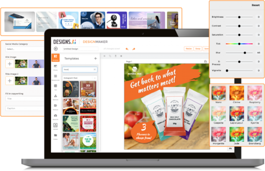 Designs.ai: vídeos con IA