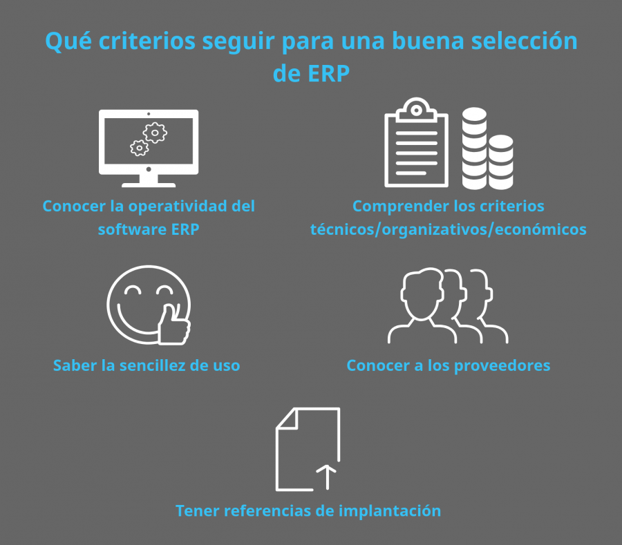 infografia para una buena seleccion de software