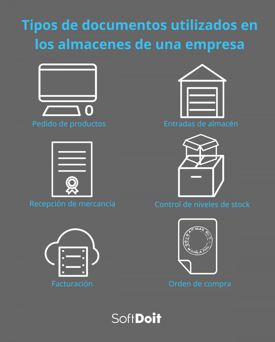 Documentos de los almancenes, tipos