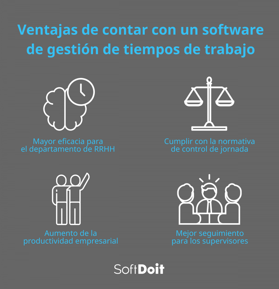Ventajas de contar con un software de gestión de tiempos de trabajo