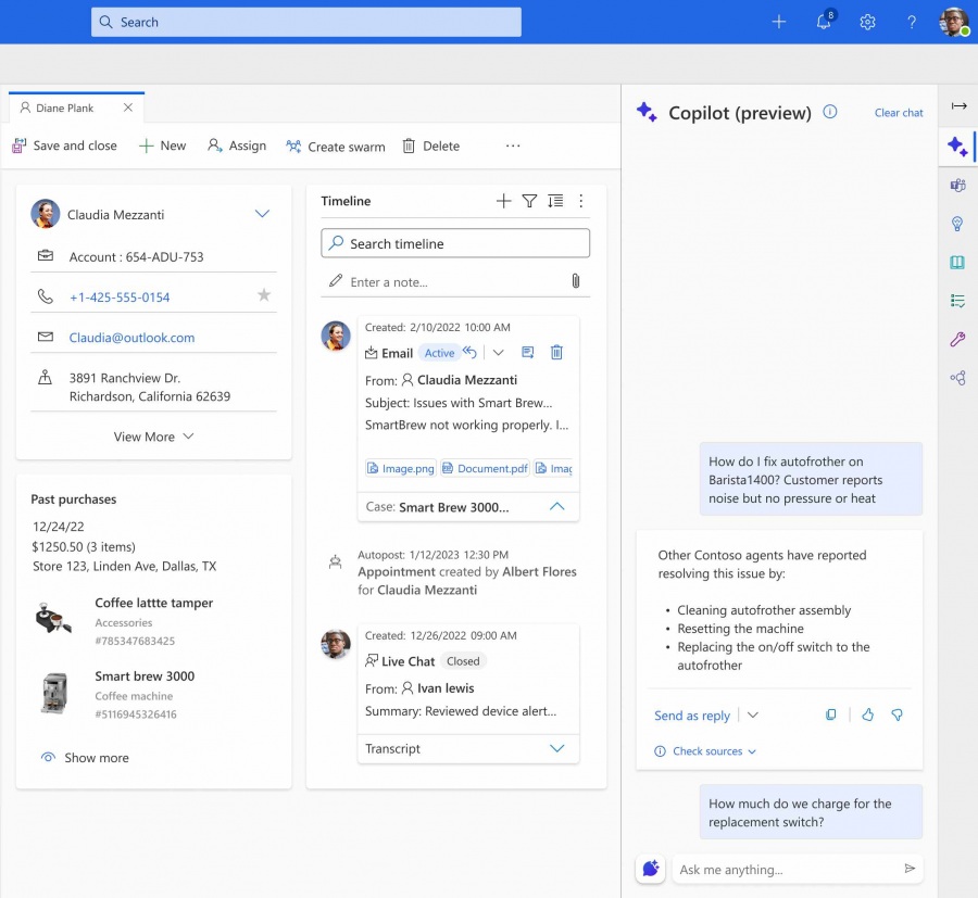 IA contabilidad Microsoft