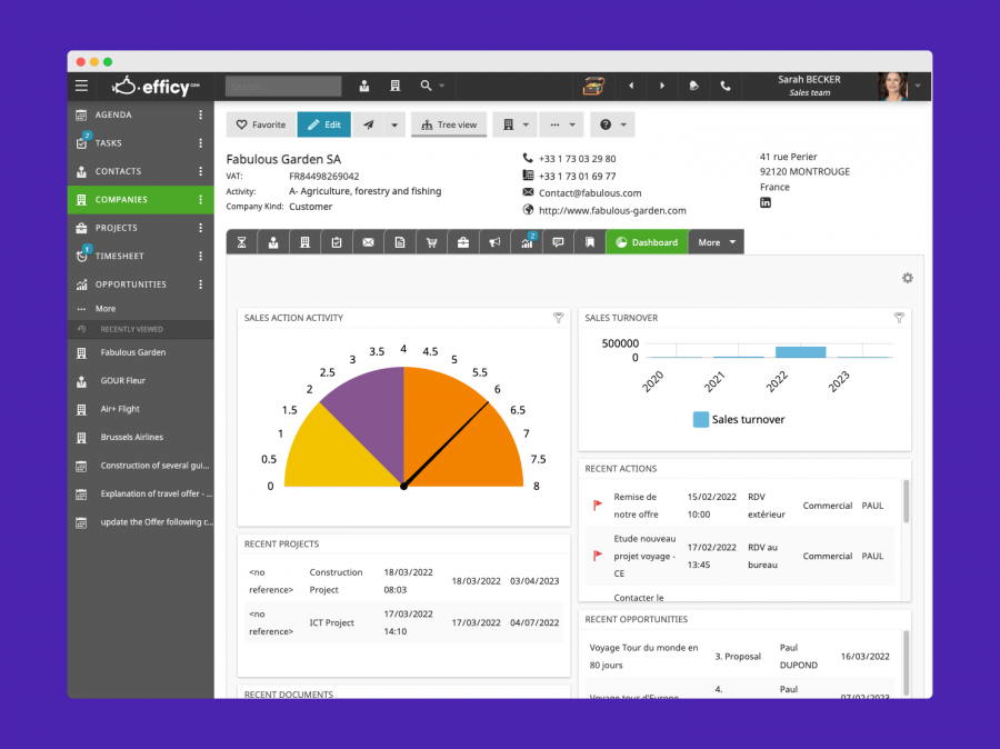 Efficy CRM & Marketing Automation