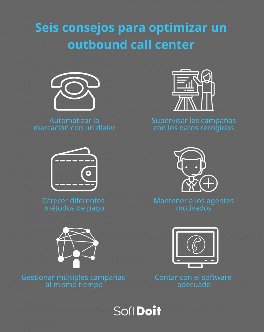 6 consejos para optimizar un outbound call center