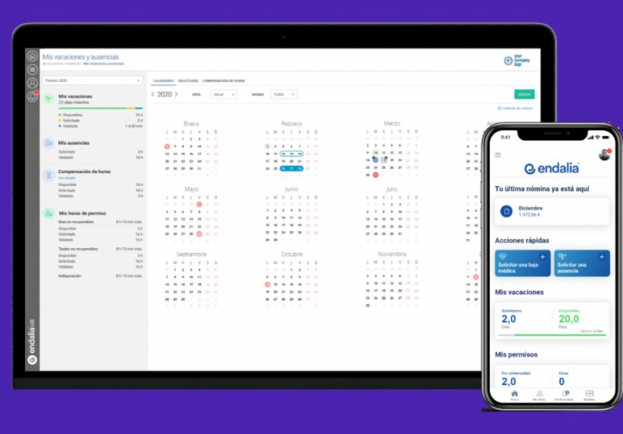 Endalia HR: software de gestión de personal